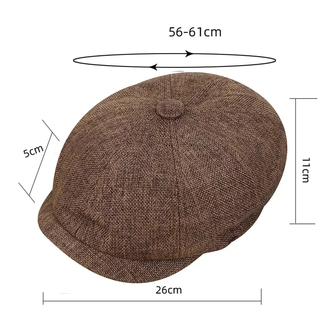 Classic Hat for Men Caps Vintage Retro Tweed Peaky Blinders Beret Hat Flat Peaked Cap Street Hats for Women Men