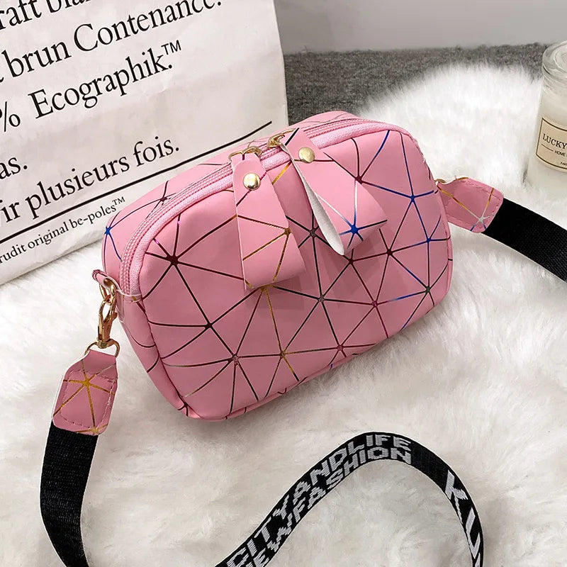 2024 New Luxury Tassel Small Messenger Bag for Women Lingge Embroidery Casual Female Shoulder Bags Fashion Ladies Crossbody Bags