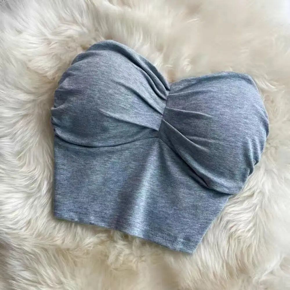 Women's New Summer Fashion Summer Slim Beautiful Back High Quality Soft Sexy Elastic Tank Top Solid Color Tank Top