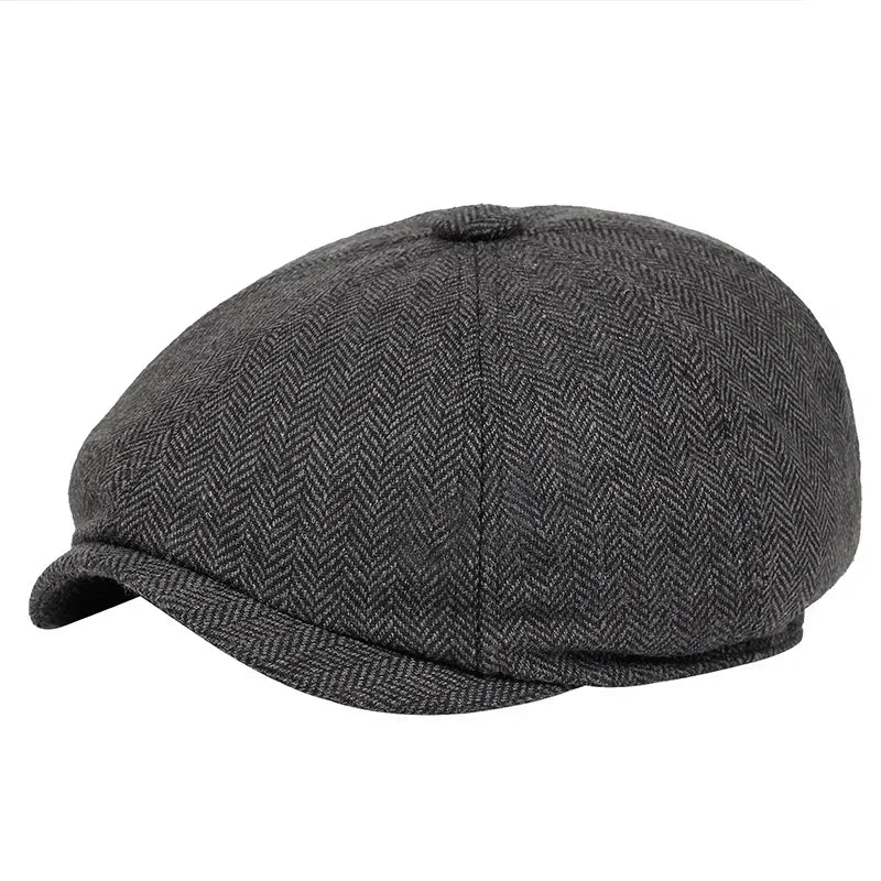 Classic Hat for Men Caps Vintage Retro Tweed Peaky Blinders Beret Hat Flat Peaked Cap Street Hats for Women Men