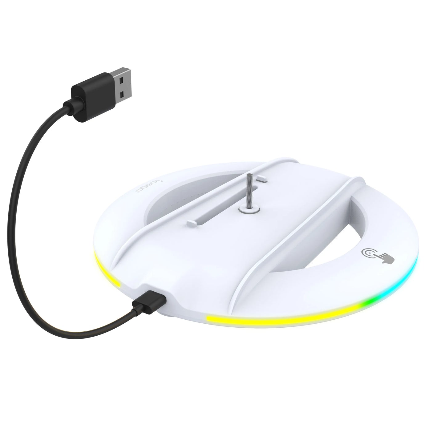 Vertical Cooling Stand with RGB Light For PS5 Slim / PS5 Pro Console Anti-Slip Base Bracket Holder Bracket Gaming Accessories