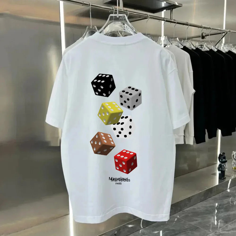 2025 Hot Sale Summer Men's Women‘s Cotton T-shirt O Neck Tees Fashion Print Short Sleeve Tops Designer Tee Shirt Classic T Shirt