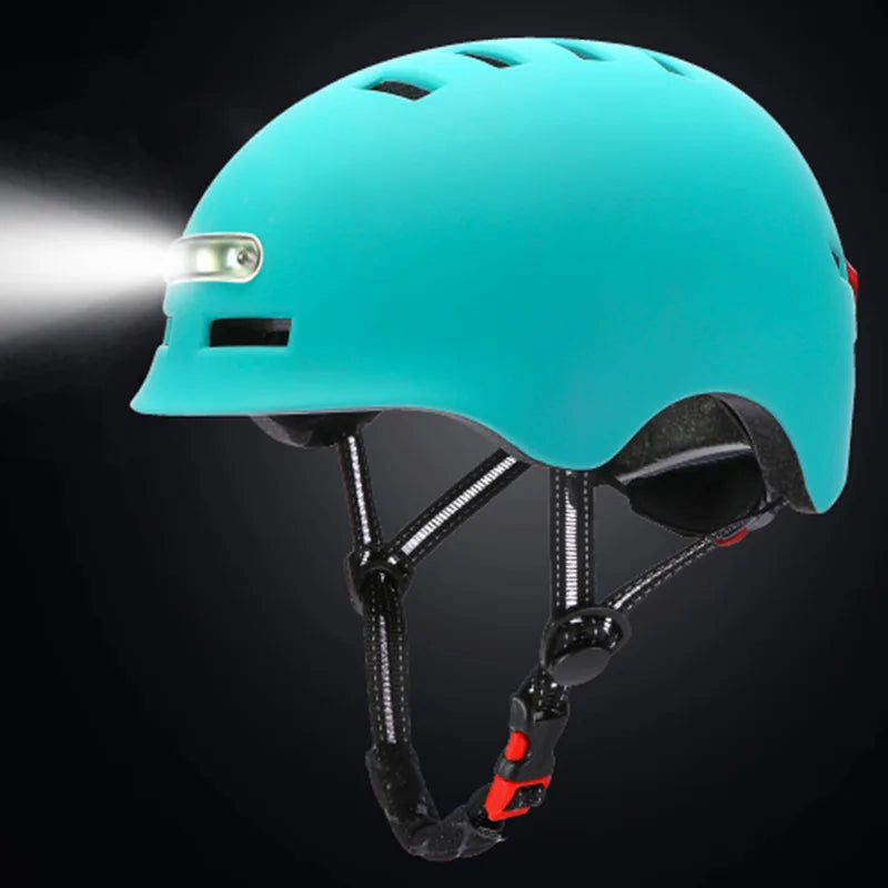 2022 NEW Bike Cycling Helmet Smart Led Tail Light Bike Adult Electric Bicycle MTB Road Scooter For Sport Urban Helmet Men Women