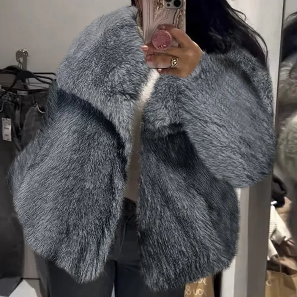 TWOTWINSTYLE Solid Temperament Jackets For Women Lapel Long Sleeve Patchwork Buttons Designer Coats Female Fashion Style Clothes
