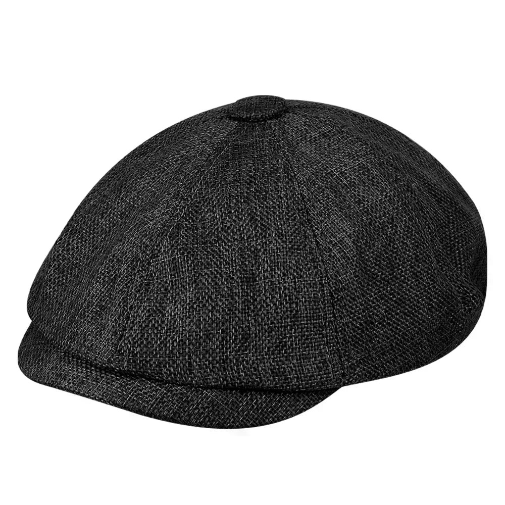 Classic Hat for Men Caps Vintage Retro Tweed Peaky Blinders Beret Hat Flat Peaked Cap Street Hats for Women Men