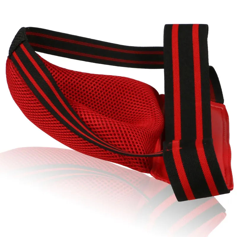 Hot Sale Adult Male Red MMA Crotch Protector TKD Karate Groin Guard Child Men Groin Protector Kick Boxing Protection Jockstrap