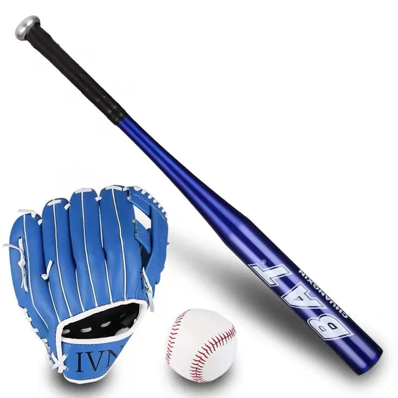 Baseball Sports Training Set Aluminum Alloy Baseball Bat Baseball Glove Softball Practice Equipment Home Personal Self-Defense