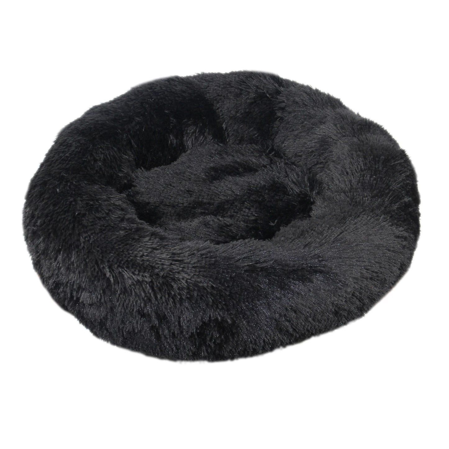 40-110cm Round Pet Bed for Large Dog Bed Super Soft Cat Bed Long Plush Dog House for Medium Dog House Winter Warm Sleeping