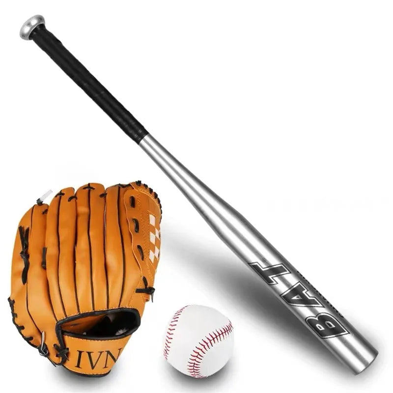 Baseball Sports Training Set Aluminum Alloy Baseball Bat Baseball Glove Softball Practice Equipment Home Personal Self-Defense