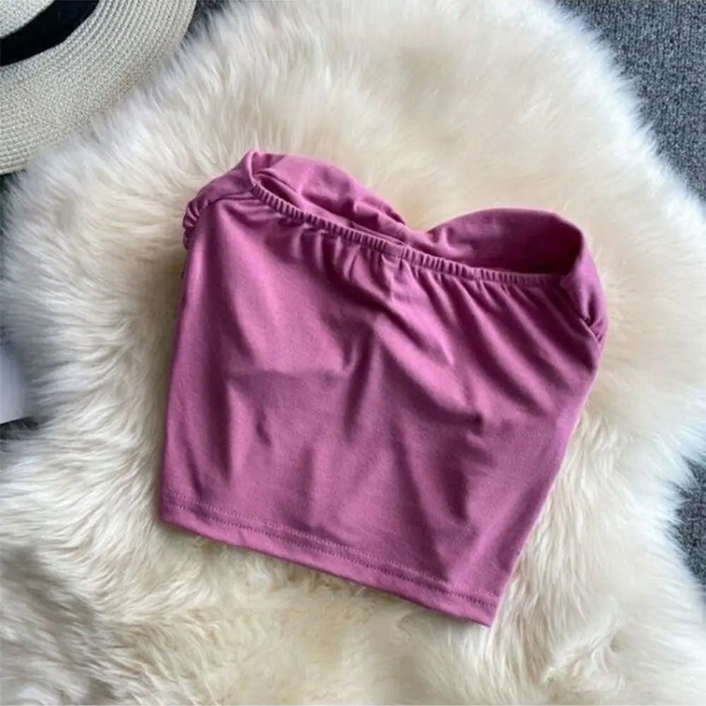 Women's New Summer Fashion Summer Slim Beautiful Back High Quality Soft Sexy Elastic Tank Top Solid Color Tank Top