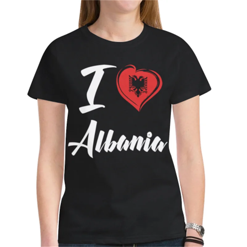 Albania Flag Graphic T Shirts Albanian National Emblem 3D Print T Shirt For Men Clothes Sport Contest Jersey Eagle Tee Boy Tops