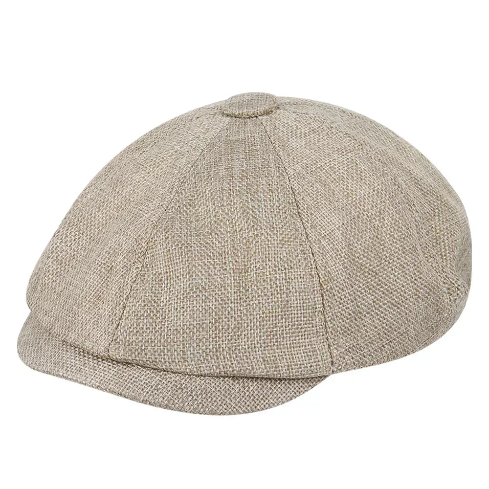 Classic Hat for Men Caps Vintage Retro Tweed Peaky Blinders Beret Hat Flat Peaked Cap Street Hats for Women Men